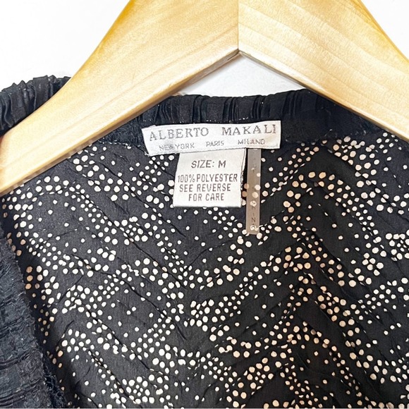 SZ M Alberto Makali Black & White Pattern Top - Picture 7 of 8